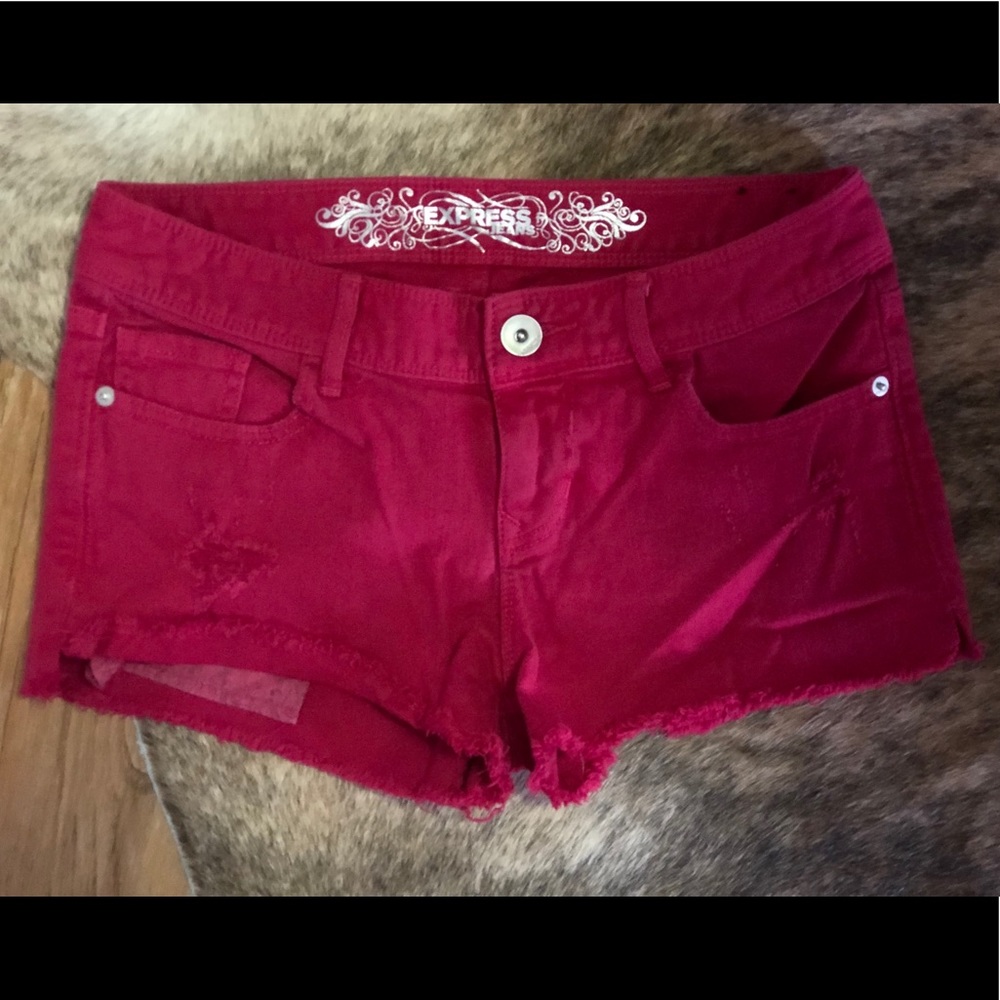 Express Hot Pink Shorts